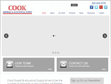 Tablet Screenshot of cookdrywall.com